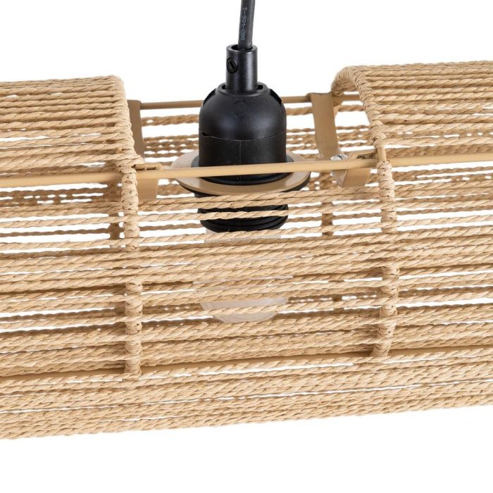 Lámpara Techo Crema Cuerda de Papel 100,50 X 13,50 cm