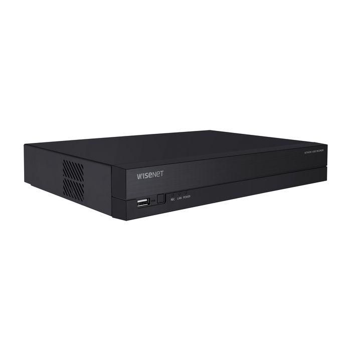 Hanwha Grabador de red NVR 4 canales, 8 puertos PoE 60Mbps HDMI/VGA H.265 1HDD. Wisenet serie A 1 Hanwha Grabador de red NVR 4 canales, 8 puertos PoE 60Mbps HDMI/VGA H.265 1HDD. Wisenet serie A 1