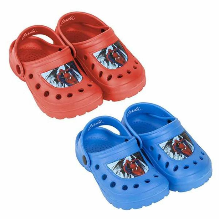 Cerdá Zuecos Spiderman de EVA para Niños Color Rojo Talla 28-29