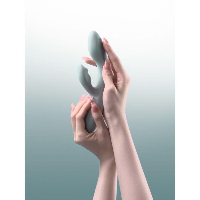 Vibrador Doble Estimulación Svakom Turquesa 9 Vibrador Doble Estimulación Svakom Turquesa 9