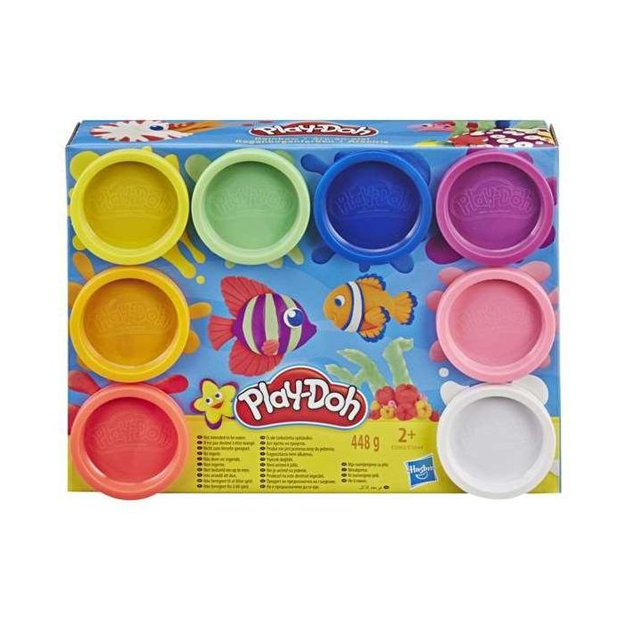 Plastilina playdoh pack 8 botes - modelos surtidos 5 Plastilina playdoh pack 8 botes - modelos surtidos 5