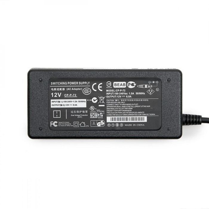 [CP-P-72] Transformador LED Regulado Electrónicamente 230VAC a 12VDC 72W 6A IP20 Fuente de Alimentación para Tiras LED 3