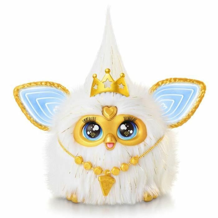 Hasbro Furby Golden Glow peluche que brilla en la oscuridad activado por voz juguetes interactivos a partir de 6 años HASG1938FA0