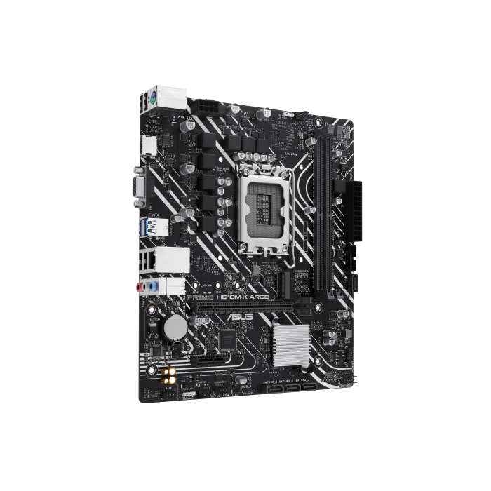 ASUS Placa Base PRIME H610M-K ARGB, Intel LGA 1700, DDR5, HDMI, VGA, PCIe 4.0, 4xSATA3, USB3.2, Micro-ATX 90MB1G90-M0EAY0 1