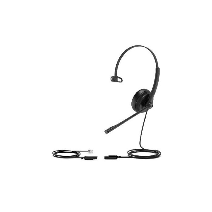 Auriculares con Micrófono Yealink YHS34-MONO Negro