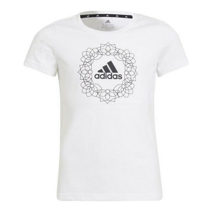 Camiseta de Manga Corta Infantil Adidas Graphic Blanco 13-14 Años 0 Camiseta de Manga Corta Infantil Adidas Graphic Blanco 13-14 Años 0