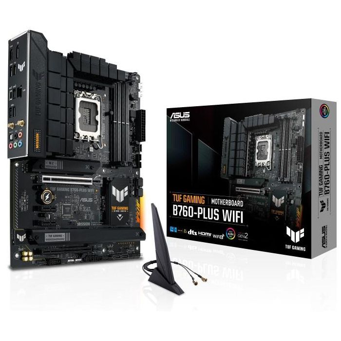 ASUS TUF Gaming B760-PLUS WiFi Placa Base ATX Socket LGA 1700 Intel DDR5 Wi-Fi 6E 7
