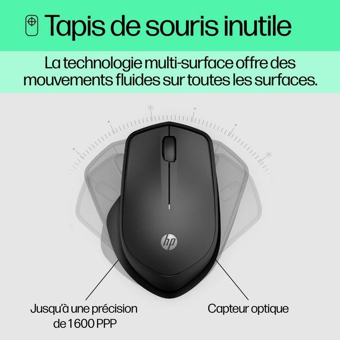 HP 280 Ratón Inalámbrico Silencioso Ergonómico, Batería 18 Meses, Tecnología Óptica Azul Multisuperficie 4 HP 280 Ratón Inalámbrico Silencioso Ergonómico, Batería 18 Meses, Tecnología Óptica Azul Multisuperficie 4