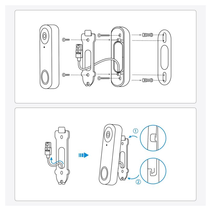Reolink D340P Intercomunicador Negro