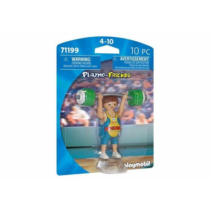 Figura levantador de pesas playmobil friends