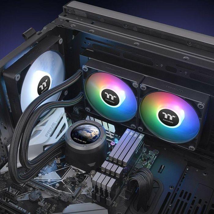 Thermaltake TH240 V2 Ultra Procesador Sistema de refrigeración líquida todo en uno 12 cm Negro 1 pieza(s) 10 Thermaltake TH240 V2 Ultra Procesador Sistema de refrigeración líquida todo en uno 12 cm Negro 1 pieza(s) 10