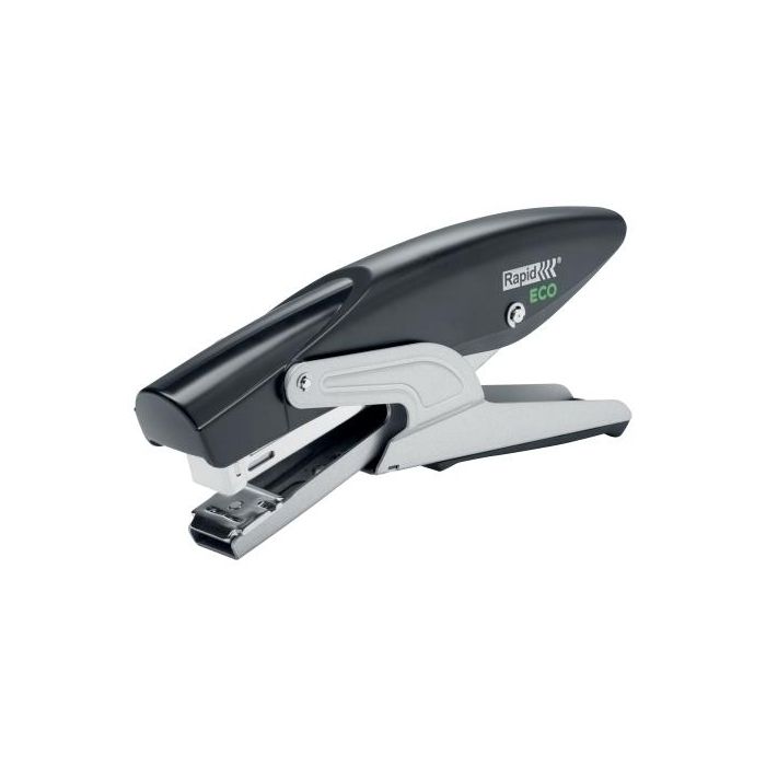 Rapid Grapadora de Tenaza Eco de Plástico Reciclado 100% para 20 Hojas, compatible con grapas 24/6 y 26/6