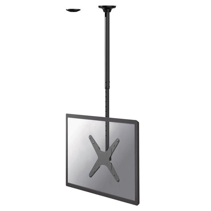 Neomounts FPMA-C340BLACK Soporte Techo Monitor/Pantalla 32-75" 50 kg VESA 100x100-400x400 Altura 106-156 cm Giro Inclinación Negro