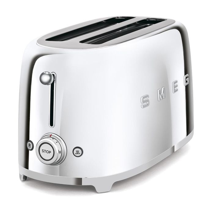 Smeg TSF02SSEU Tostadora 2X4 50's Style Cromo 1