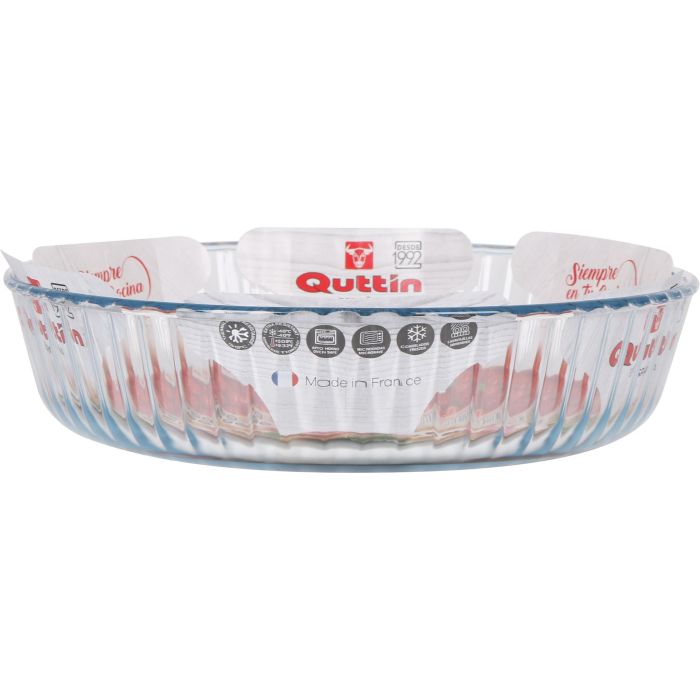 Quttin Molde para Tarta de Vidrio Ø26 cm - 2.2L (6 Unidades) 1