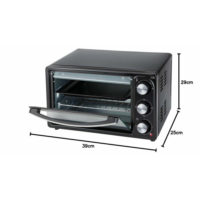 Horno de Sobremesa JATA HN916/ 1200W/ Capacidad 16L/ Función Grill/ Negro 6