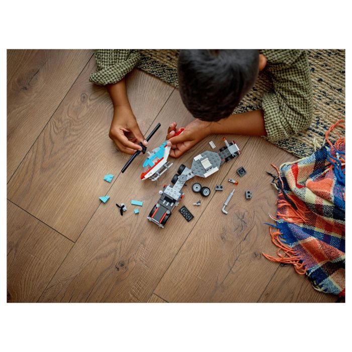 LEGO Creator Camión Plataforma con Helicóptero 31146 Juego de Construcción con 270 Piezas para Niños a partir de 7 años 10 LEGO Creator Camión Plataforma con Helicóptero 31146 Juego de Construcción con 270 Piezas para Niños a partir de 7 años 10
