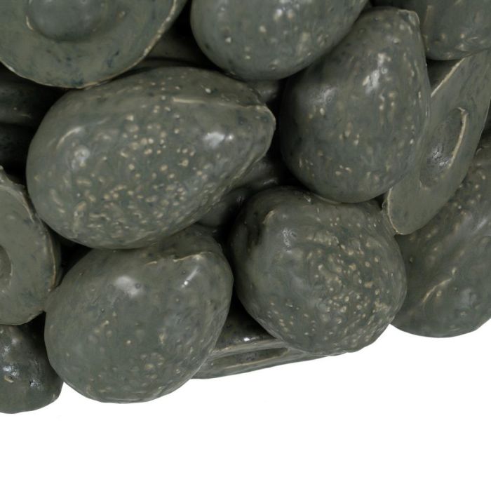 Jarrón Verde Cerámica Decoración 31,50 X 31,50 X 23 cm