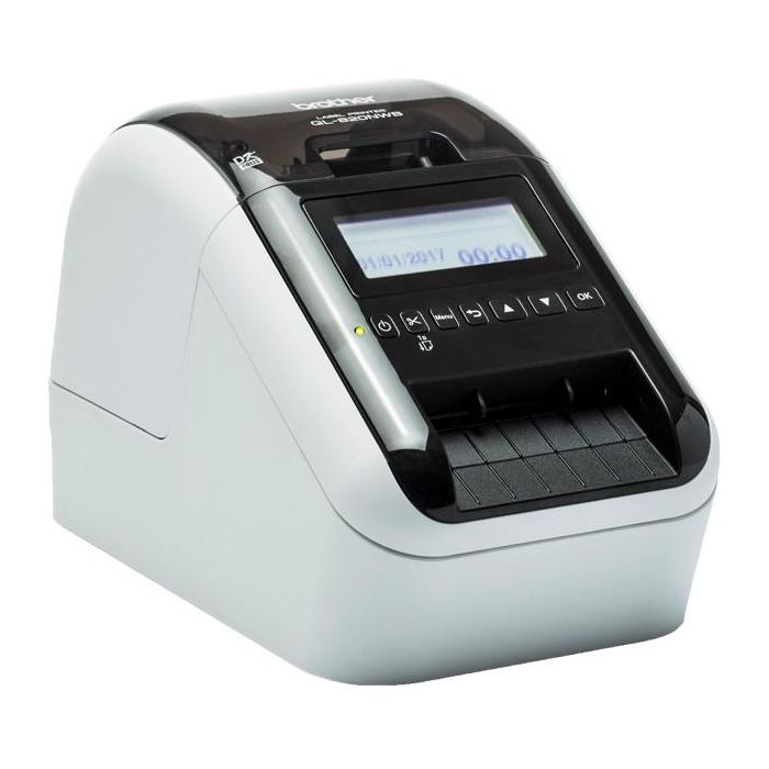 Brother Impresora Térmica Directa, 300x600 dpi, 176 mm/s, WLAN, LAN, Bluetooth, USB 2