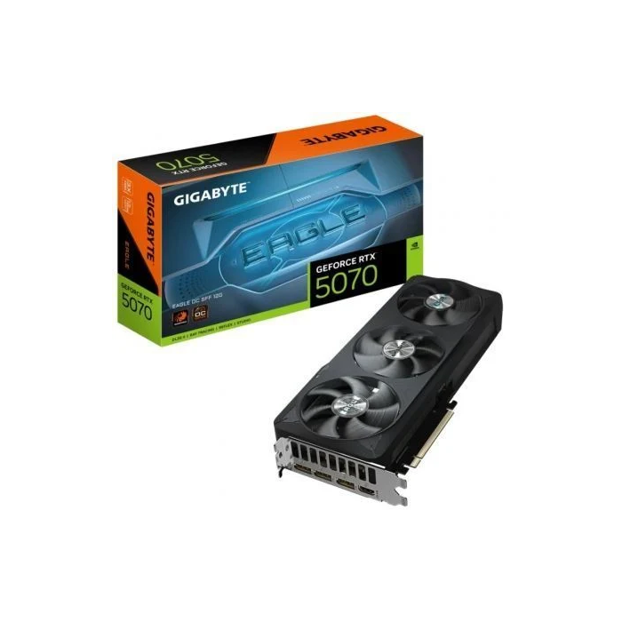 Gigabyte Tarjeta Gráfica GeForce RTX 5070 Eagle OC SFF 12GB GDDR7 PCIe 5.0 9VN5070EO-00-G10