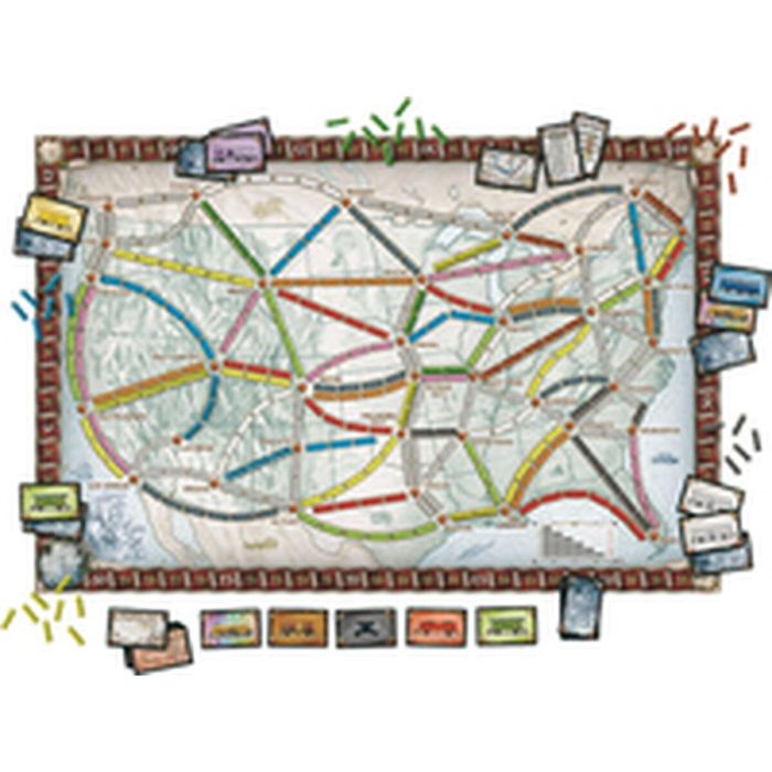Asmodee Les Aventuriers du Rail USA - Juego de Mesa en Francés 2 Asmodee Les Aventuriers du Rail USA - Juego de Mesa en Francés 2