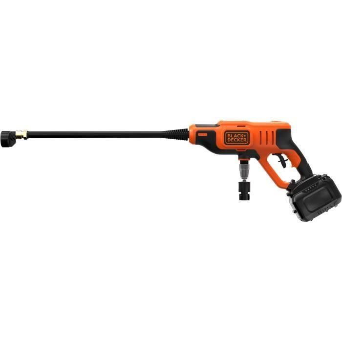 BLACK + DECKER BCPC18B-XJ Hidrolimpiadora inalámbrica de 24 bares y LITIO de 18 V - Sin batería BLACK + DECKER BCPC18B-XJ Hidrolimpiadora inalámbrica de 24 bares y LITIO de 18 V - Sin batería