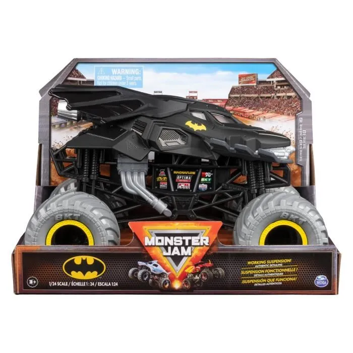 Spin Master Vehículo Batman Die Cast 1:24 Monster Jam 5