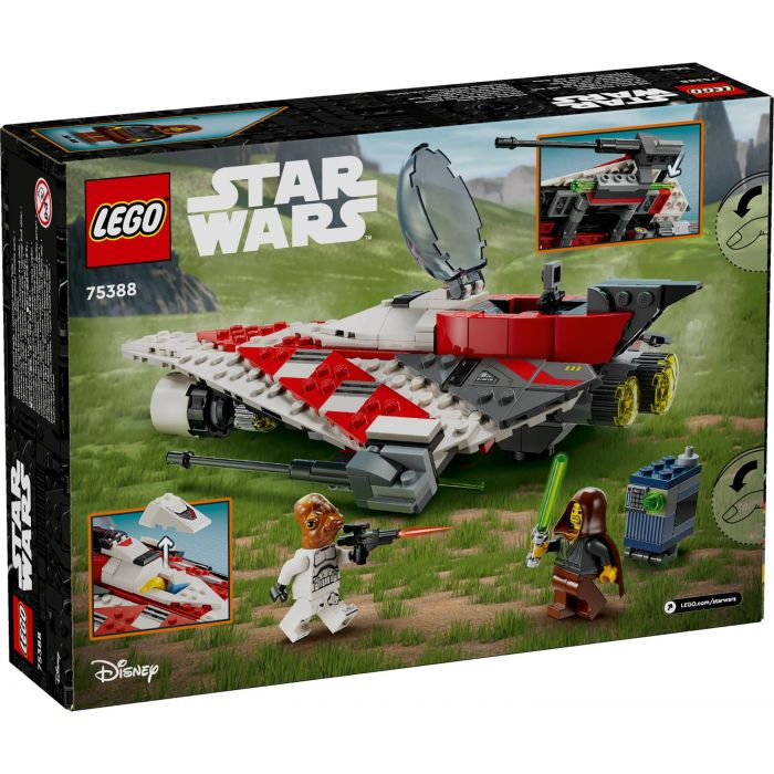 LEGO 75388 Star Wars Caza Estelar de Jedi Bob, incluye 2 Minifiguras, Droide Servo, Juguete de Construcción para Niños +8 años 12 LEGO 75388 Star Wars Caza Estelar de Jedi Bob, incluye 2 Minifiguras, Droide Servo, Juguete de Construcción para Niños +8 años 12