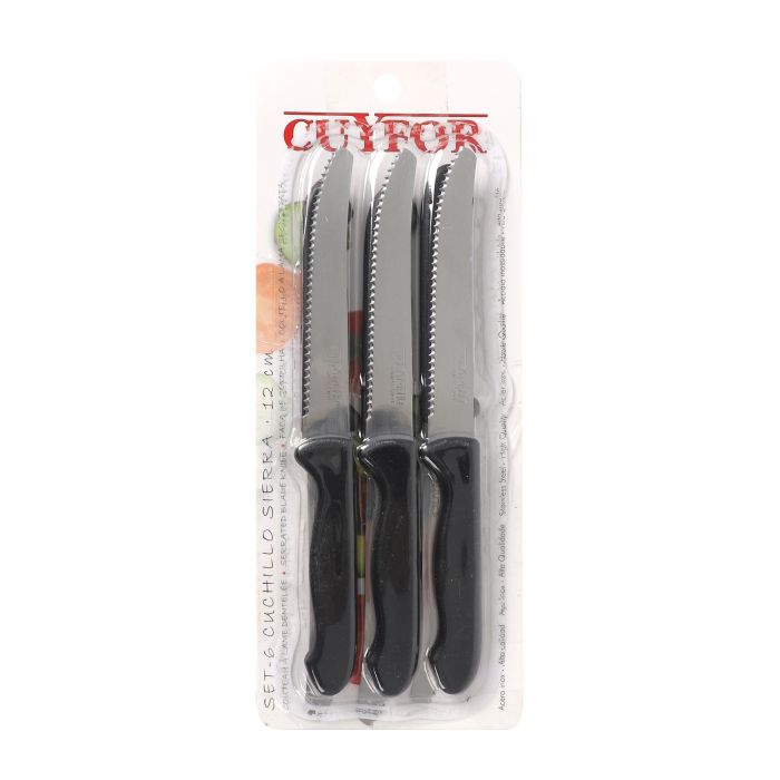 Set de 6 cuchillos sierra Cuyfor 12 cm (24 Cajas) 1 Set de 6 cuchillos sierra Cuyfor 12 cm (24 Cajas) 1