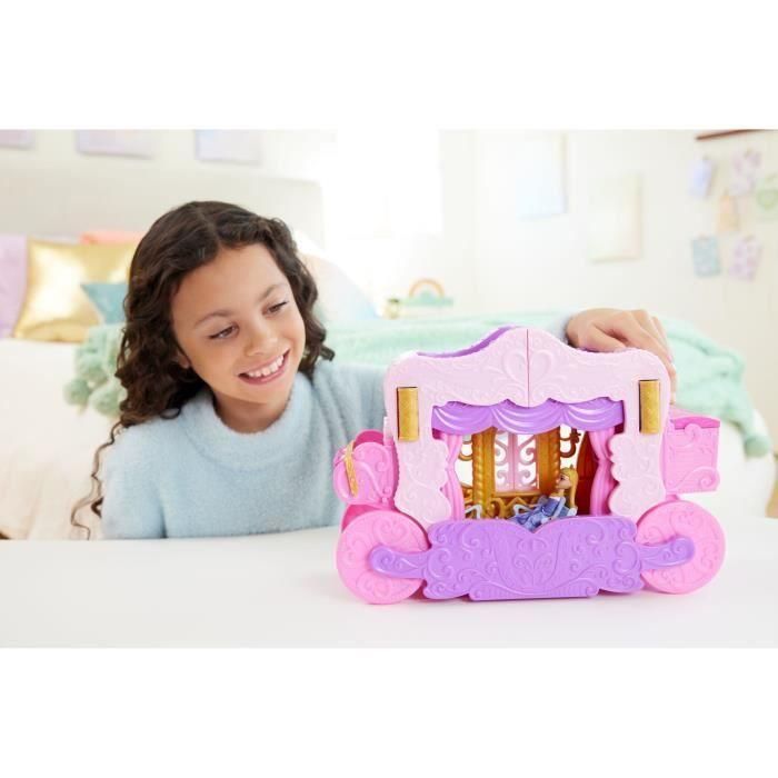 Princesas Disney-Caleche y Castillo-Caja con muñeca Aurora HWX17 3