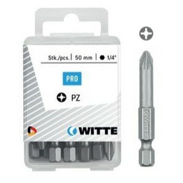 Juego de puntas WITTE Pozidriv PZ1 5 Unidades 2 Juego de puntas WITTE Pozidriv PZ1 5 Unidades 2