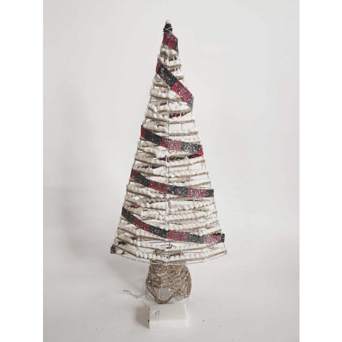 Arbol Navidad Alpina DKD Home Decor Natural Blanco 12 x 60 x 29 cm