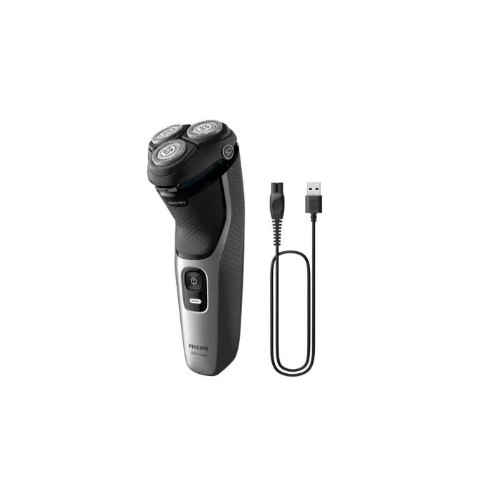 Philips Shaver Series 3000 S3143/00 Afeitadora Eléctrica con Batería y 2 Accesorios Wet & Dry 3