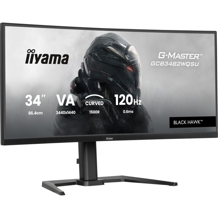 Iiyama G-MASTER GCB3482WQSU-B1 Monitor Curvo 34", 120Hz, 3440x1440, HDR400, FreeSync Premium