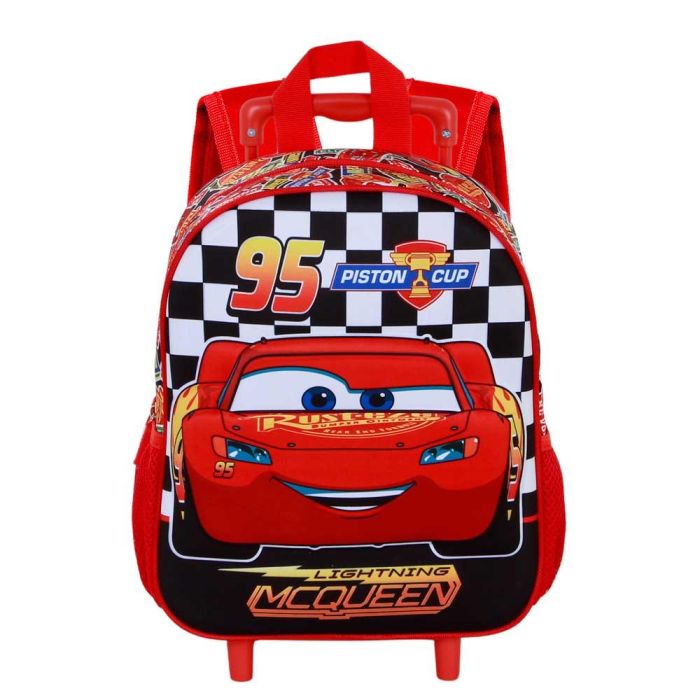 Mochila 3D con Ruedas Pequeña Racer Disney Cars 3 Rojo 1 Mochila 3D con Ruedas Pequeña Racer Disney Cars 3 Rojo 1