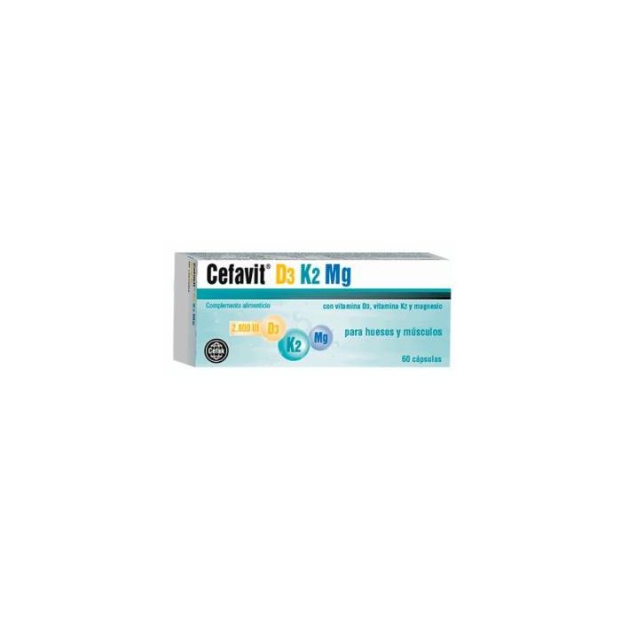 Cefavit D3-K2-Mg 60Cap. Cefavit D3-K2-Mg 60Cap.