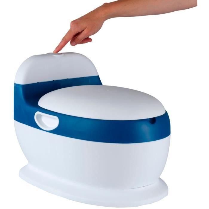 Mini inodoro - THERMOBABY - Azul - Cómodo con sonido de descarga 2 Mini inodoro - THERMOBABY - Azul - Cómodo con sonido de descarga 2