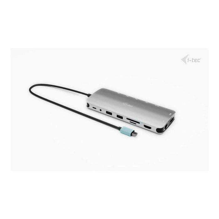 Hub USB i-Tec C31NANOTRIPLEDOCKPD Gris