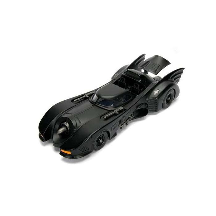 Coche metal batmóvil 1989, incluye figura batman de metal 7 cm escala 1:24 30x15x11 cm 23