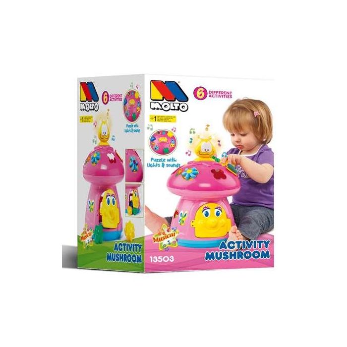 Seta actividades rosa 40 cm con musica, sonidos y formas 1 Seta actividades rosa 40 cm con musica, sonidos y formas 1