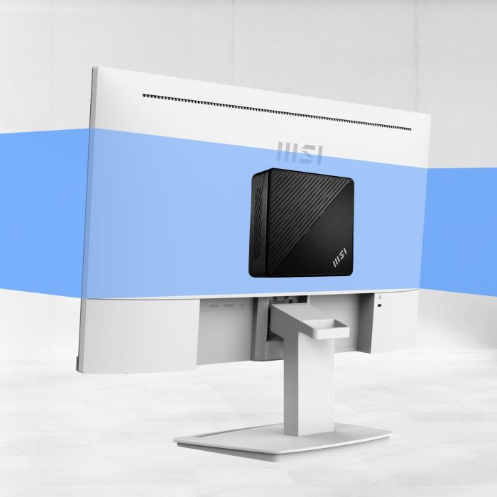 MSI Cubi N ADL-006DE Mini PC Intel N200/4GB RAM/128GB SSD Windows 11 Pro Negro 124mm x 124mm x 53.7mm 6