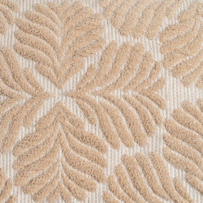 Cojín Blanco/Beige Algodón Decoración 45 X 45 cm