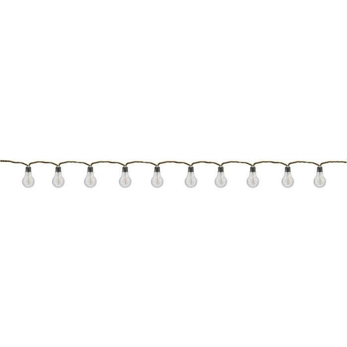 Lumisky LUM3760093543286 Guirnalda Luminosa Exterior Fantasy Cord 7,70 m 10 Bombillas Filamento Transparente LED Blanco Cálido 0 Lumisky LUM3760093543286 Guirnalda Luminosa Exterior Fantasy Cord 7,70 m 10 Bombillas Filamento Transparente LED Blanco Cálido 0