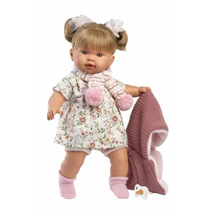 Llorens Muñeca Alexandra Llorona 42cm, Cuerpo de Tela, Mecanismo de Sonido Realista, Pilas Incluidas, +3 Años Llorens Muñeca Alexandra Llorona 42cm, Cuerpo de Tela, Mecanismo de Sonido Realista, Pilas Incluidas, +3 Años