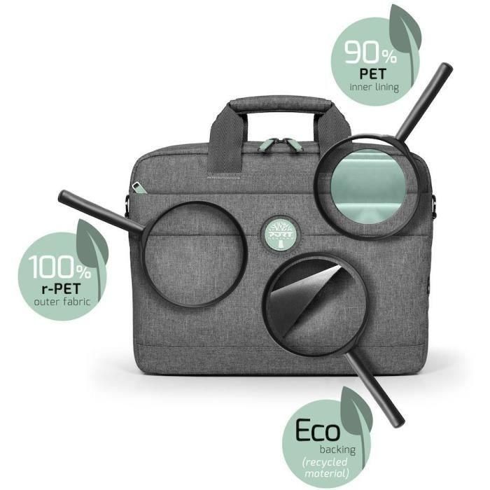 Bolsa de laptop 15.6 - Diseños de puerto Yosemite Eco - Gray (62% de materiales reciclados) 5 Bolsa de laptop 15.6 - Diseños de puerto Yosemite Eco - Gray (62% de materiales reciclados) 5