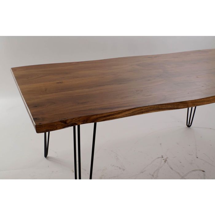 Mesa de Comedor DKD Home Decor 180 x 87 x 76 cm Negro Metal Marrón Madera de acacia 1 Mesa de Comedor DKD Home Decor 180 x 87 x 76 cm Negro Metal Marrón Madera de acacia 1