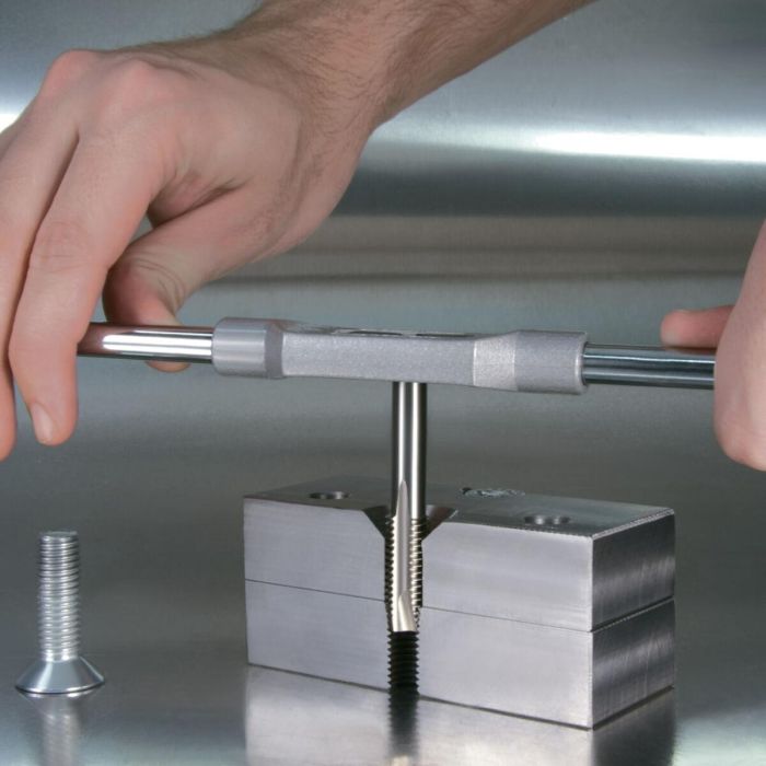 Macho para reparación de roscas de tuberías RUKO Acero de alta velocidad (HSS) 140 mm 42 mm 1