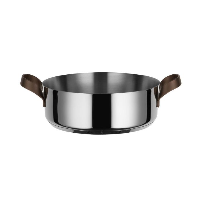 Alessi PU102/28 Cacerola Baja de 28 cm Acero Inoxidable 18/10 Apto para Inducción Alessi PU102/28 Cacerola Baja de 28 cm Acero Inoxidable 18/10 Apto para Inducción