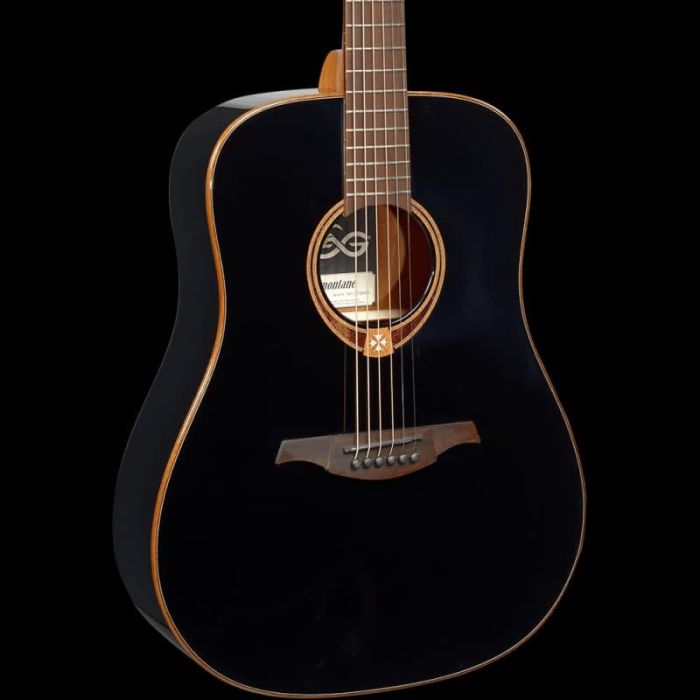 LAG Tramontane 118 Guitarra Acústica Dreadnought Negra Brillante 0 LAG Tramontane 118 Guitarra Acústica Dreadnought Negra Brillante 0