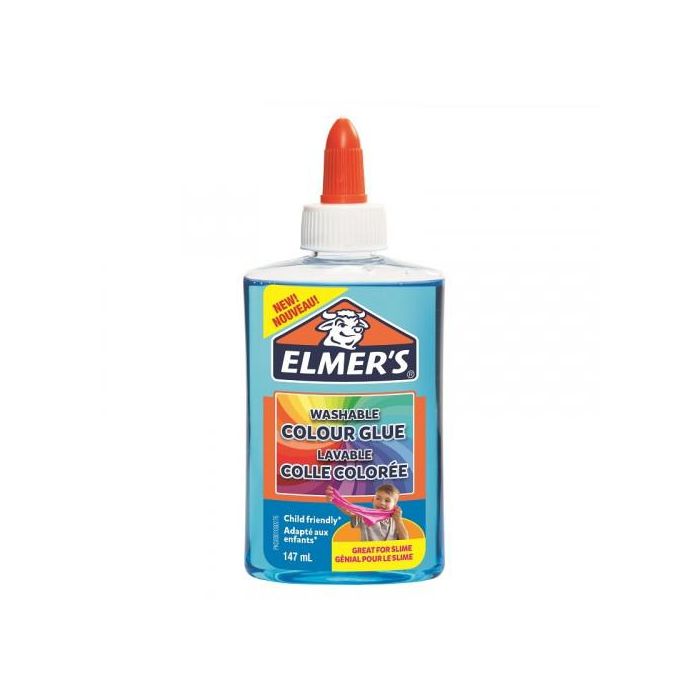Elmer's Bote de Pegamento 147ml Azul Translúcido 2109485 0 Elmer's Bote de Pegamento 147ml Azul Translúcido 2109485 0